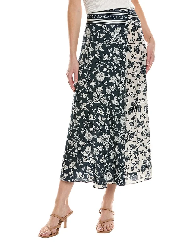 ba&sh Wrap Midi Skirt