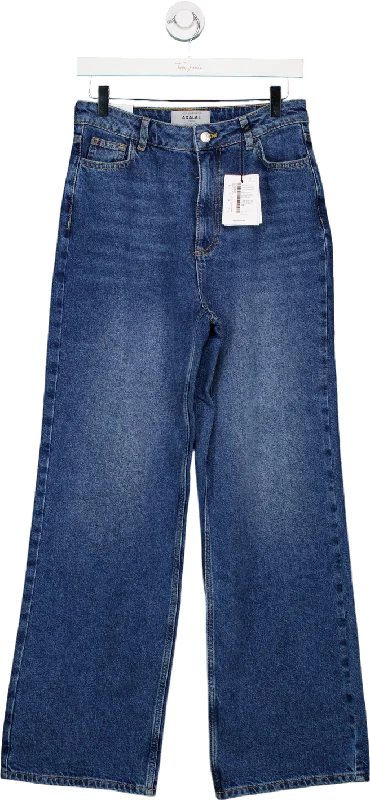 New Look Blue Adalae Wide Leg Jeans UK 8