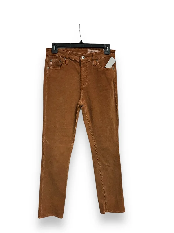 Pants Corduroy By Ag Jeans In Brown, Size: 4