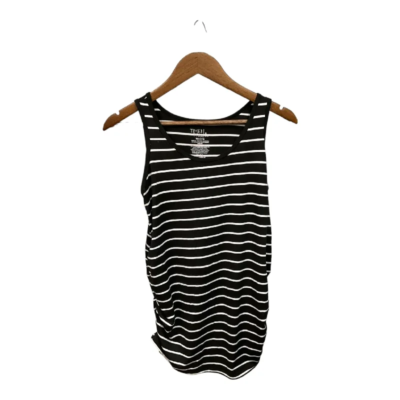 Maternity Top Sleeveless By Time And Tru, Size: S