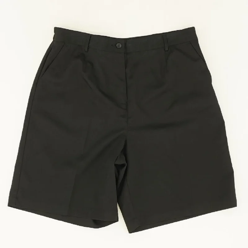 90's Black Chino Bermuda Shorts