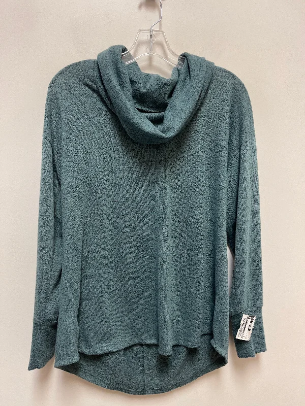 Top Long Sleeve By Maurices In Teal, Size: L