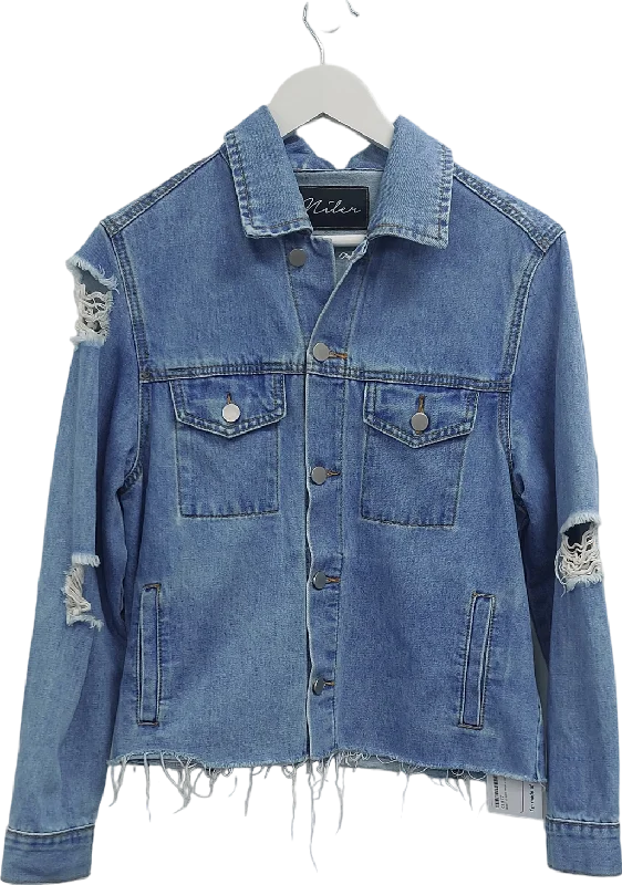 Niler Blue Rosie Personalised Denim Shirt UK S